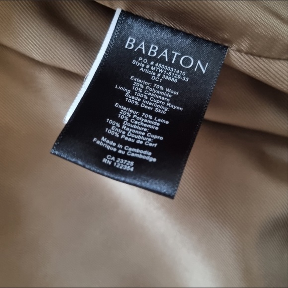 Aritizia Babaton Pearce Wool Coat in Camel - XS - Picture 3 of 7